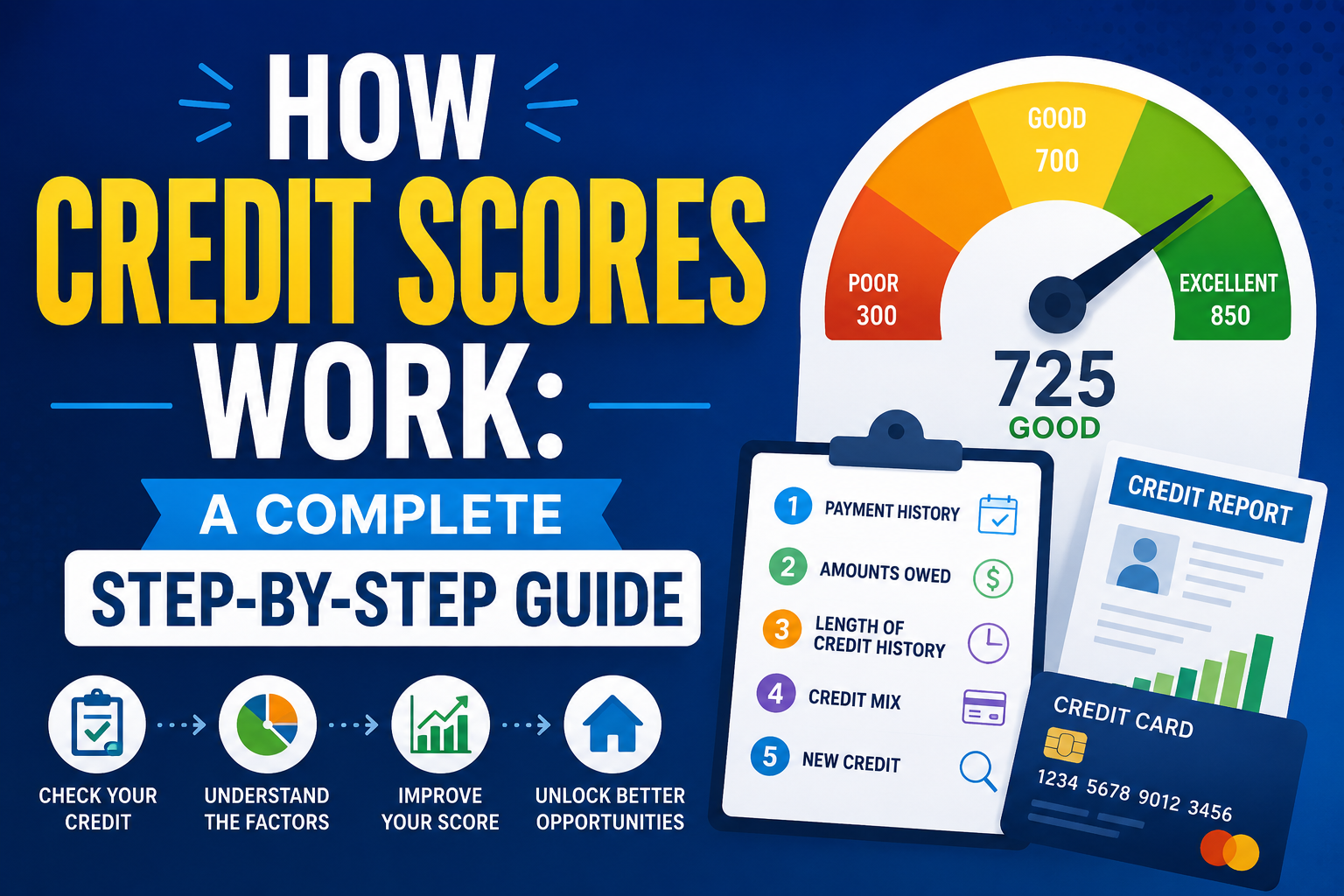how credit score works